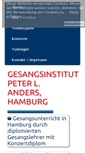 Mobile Screenshot of gesangsinstitut.de