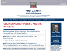 Tablet Screenshot of gesangsinstitut.de